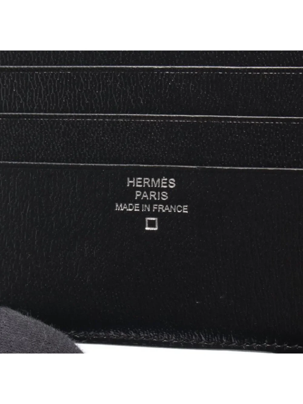 Hermes Bifold Wallet Citizen Twill Compact Black